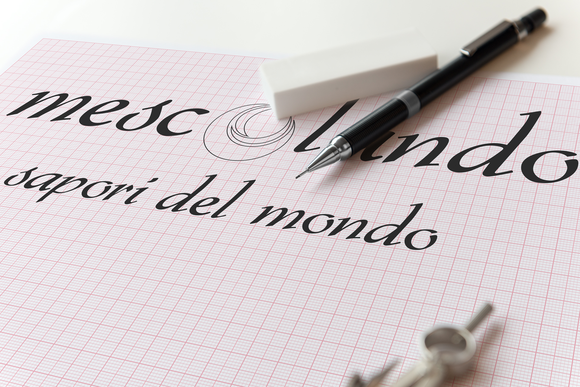 Mescolando logo sketch